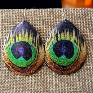 Peacock Earrings